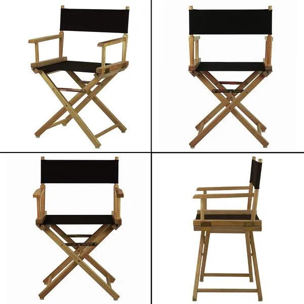 Counting Mars 2 Set Replacement Cover Canvas for Directors Chair, Navy, 20cm X 52cm + 52cm X 41cm