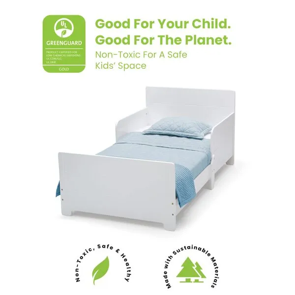 Delta Children MySize Toddler Bed, Bianca White