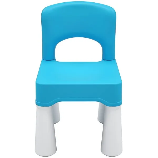 burgkidz Plastic Toddler Chair, Durable and Lightweight Kids Chair, 9.3