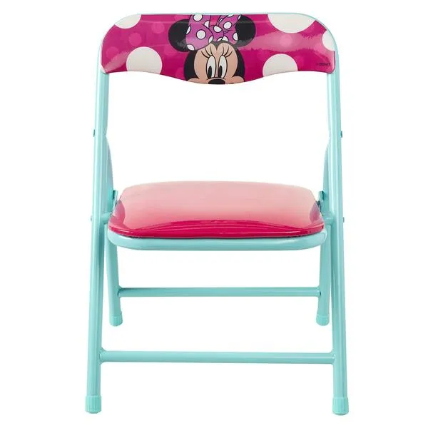 Jakks Pacific Minnie Jr Activity Table Set with One Chairs ,Teal and Red