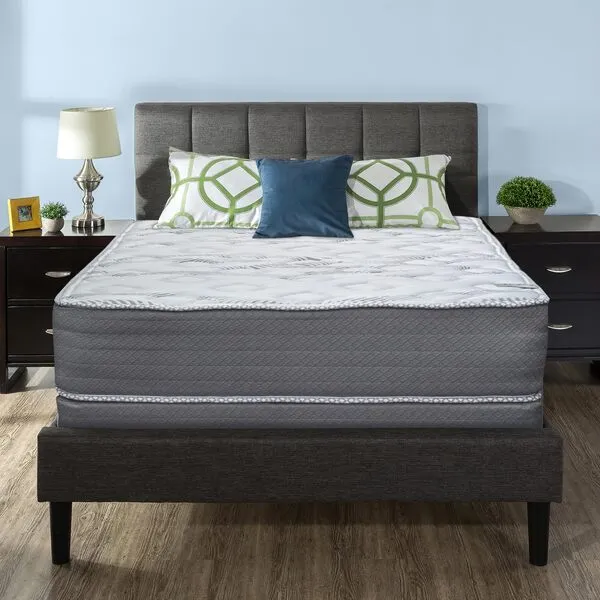 Nutan 14-Inch Firm Double sided Tight Top Innerspring Mattress And 8