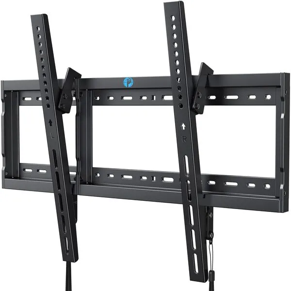 Pipishell UL Listed Tilt TV Wall Mount Bracket Low Profile for Most 37-75 Inch LED LCD OLED Plasma Flat Curved TVs, Large Tilting Mount Fits 16