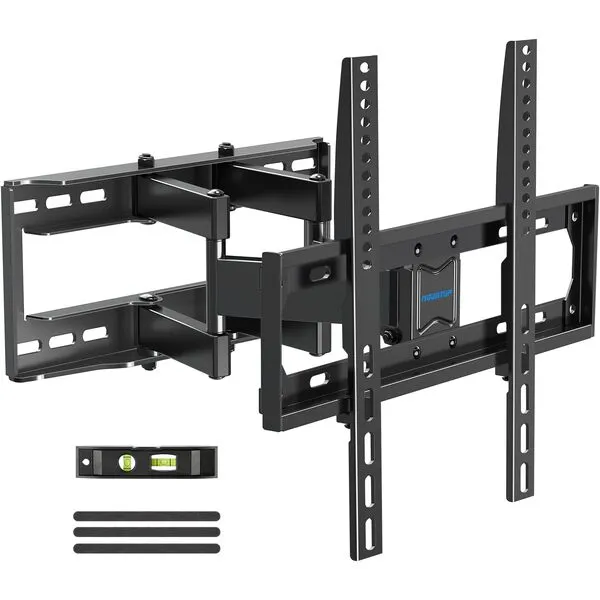 MOUNTUP UL Listed TV Wall Mount, Full Motion TV Wall Mount for Most 26-65 Inch Flat/Curved TV Fit 16