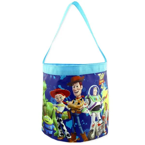 Disney Toy Story 4 Collapsible Nylon Halloween Bucket Tote Bag