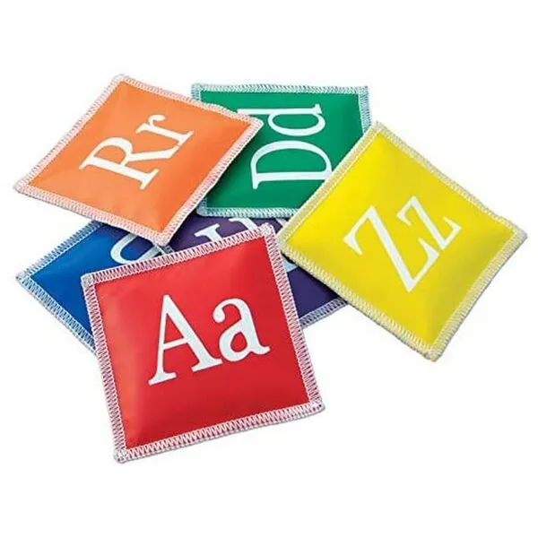 Pre-School Unisex-Youth Alphabet Bean Bag (Pack of 26), Multi, One Size