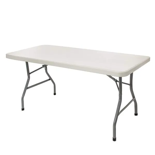 OEF Furnishings 5 Foot Heavy Duty Folding Table, 30