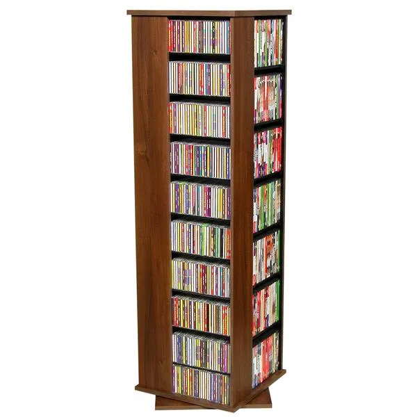 Venture Horizon Revolving Media Tower 1000 - Walnut