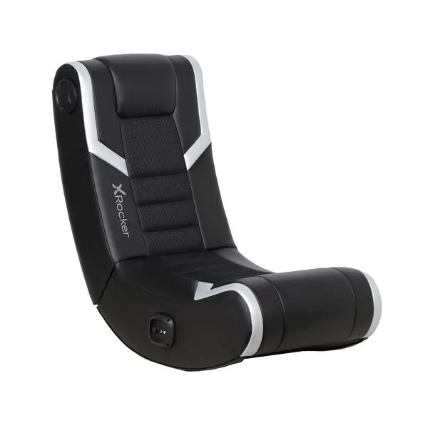 X Rocker Eclipse Video Gaming Floor Chair, Headrest Mounted Speakers with Wireless Bluetooth Audio, 31\