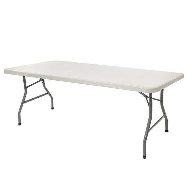 OEF Furnishings 6 Foot Heavy Duty Folding Table, 30
