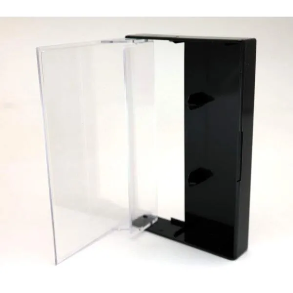 Black/Clear Cassette Case (10 Pack)