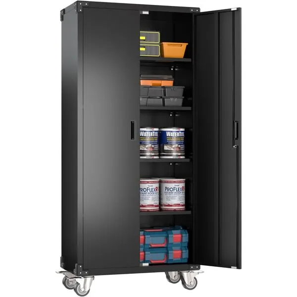 Aobabo Garage Storage Cabinet with Wheels,72