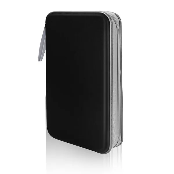 Rekukos 104 Capacity CD/DVD Case Wallet, Storage,Holder,Booklet (Black)