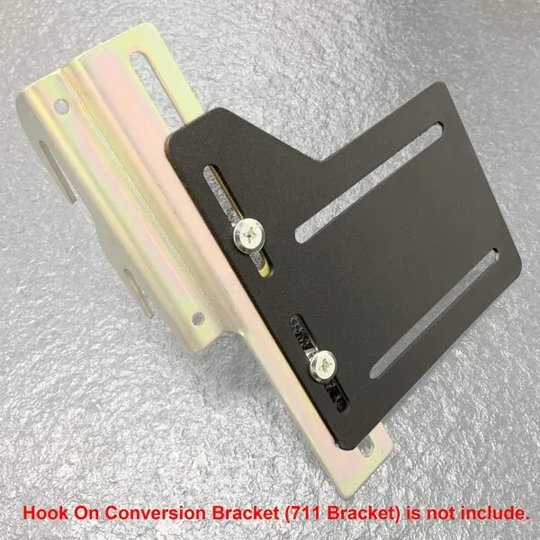 2 Pcs Bed Frame Brackets Adapter for Headboard Extra, Heavy Duty Bed Modification Plate, Headboard Attachment Bracket with Hardware
