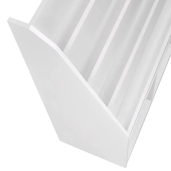 RiverRidge Kids 4 shelves Three Cubbies Bookrack, White (02-251), 11.81