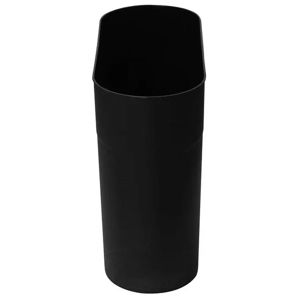 HMQCI Plastic Rectangular Small Trash Can Wastebasket, 3 Gallons, Garbage Container Bin (Black, 5.9