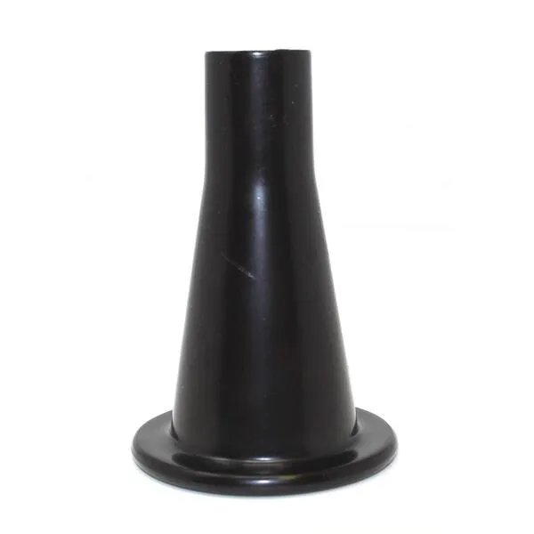 JSP Manufacturing Black Plastic 3-5/8” Bed Frame Feet/Glide Leg | Tall Cone Shaped Replacement Legs (4)