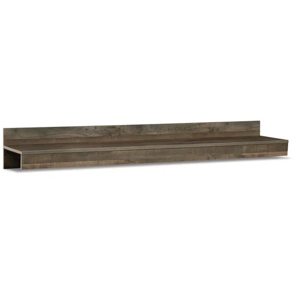 Signature Design by Ashley Trinell Rustic Entertainment Center Bridge, Sold Seperately, Brown with Gray Planked Finish
