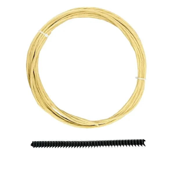 YLM1991 Upholstery Stay Wire for Sofa Furniture Springs, 9 Gauge with 40 Clips (10M/32ft)
