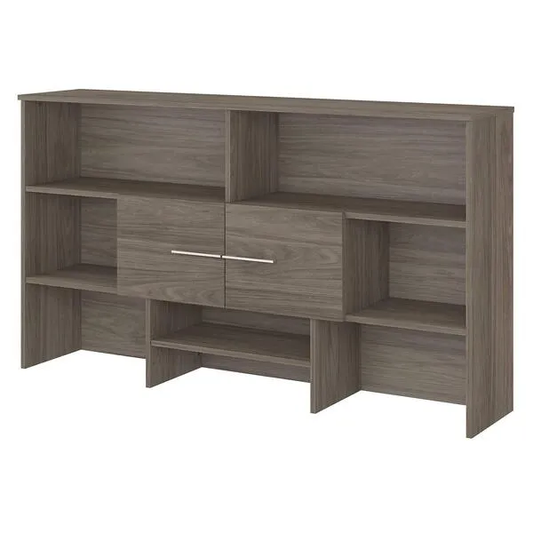 Bush Business Furniture Office 500 72W Desk Hutch, Modern Hickory