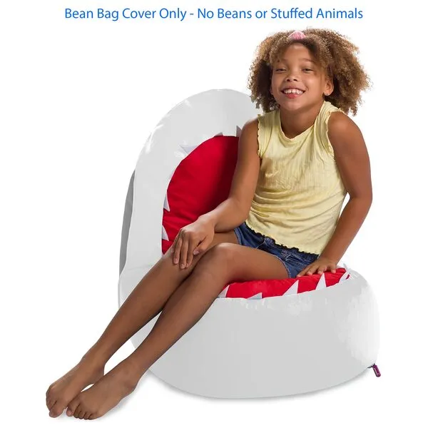 Posh Creations Stuffed Animal Chair for Kids, Toy Organizer, Cover Large 30