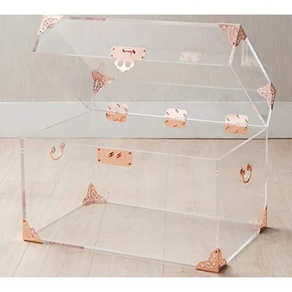 CIAO BELLA Acrylic Rose Gold Trunk