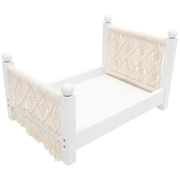 PartyKindom 1pc Crib Assisted Bed Baby Photo Prop Baby Photography Prop Photography Prop for Infant Newborn Photography Prop Photography Bed