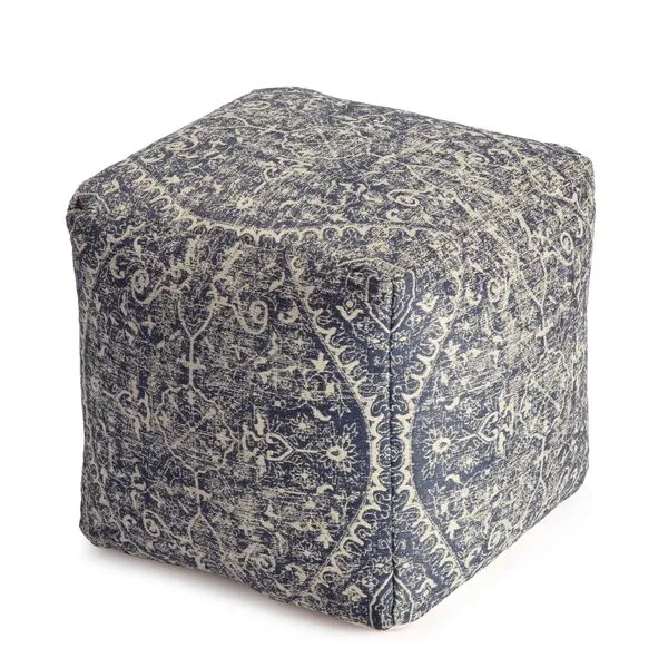 Anji Mountain 100% Handmade & Handcrafted Comfortable Home Décor Pouf Ottoman Footrest for Living Room, Bedroom, Nursery, Kidsroom, Patio Furniture - (20