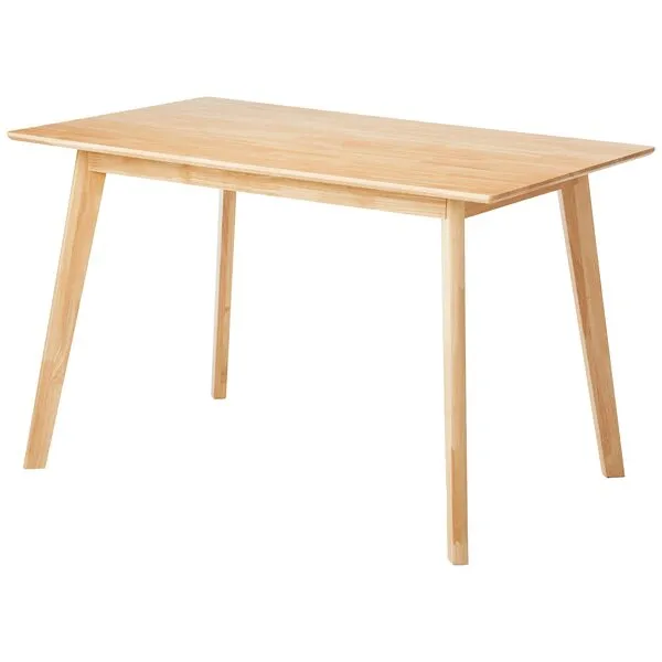 Amazon Basics FSC Certified Solid Wood Kitchen Rectangular Dining Table, Natural Wood, 29.5\