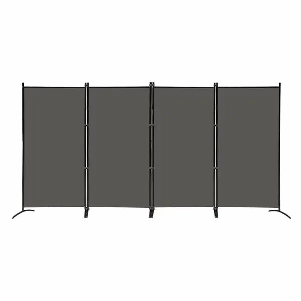 MAYOLIAH 4 Panel Privacy Screen Room Dividers 6FT Tall Portable Office Wall Divider for Rooms Separator 136