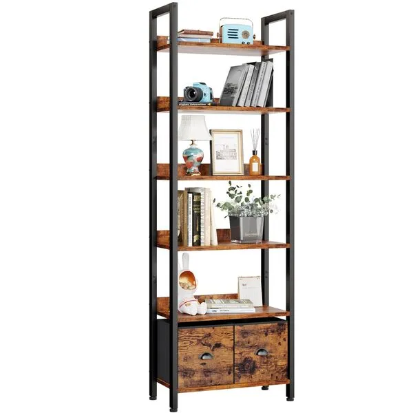 Furologee 6-Tier Bookshelf, Tall 71
