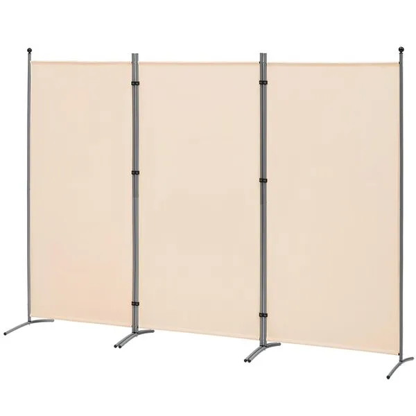 Spurgehom Room Divider, 3 Panel Folding Partition Privacy Screens, Freestanding Fabric Room Panel, Portable Folding Room Divider Wall for Office, Room, Restaurant, 102