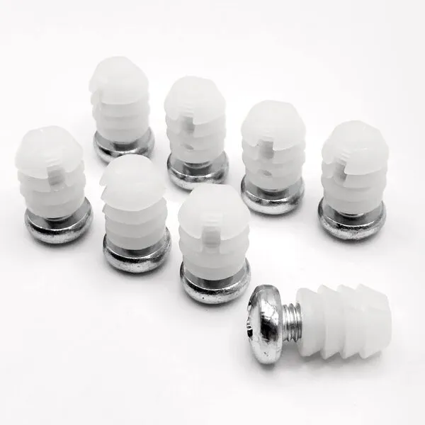 ReplacementScrews Plastic Sleeve and Screw Compatible with IKEA Part 102267 & 105163 (Pack of 8)