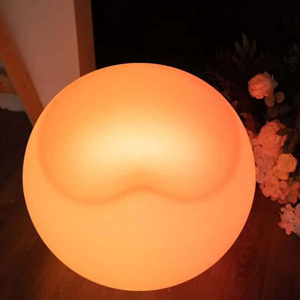 Efavormart Cordless LED Rechargeable Light Up Saucer Chair Furniture Stool | Color Changing, Waterproof with Accessory Bag - 19