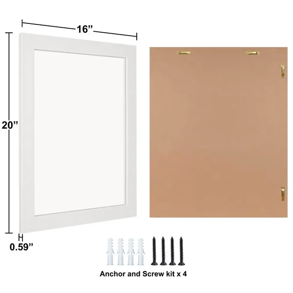 Ruomeng Rectangular Wall Mirror 16
