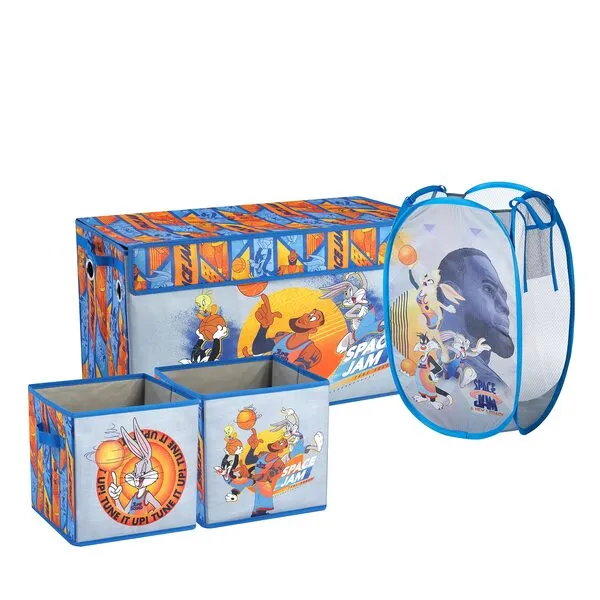 Idea Nuova Space Jam 4 Piece Storage Set