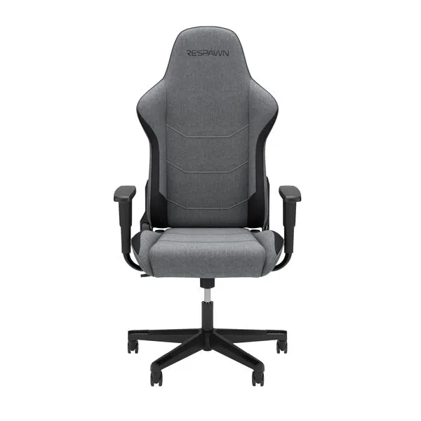 RESPAWN 110 Gaming Chair - Gamer Chair PC Computer Chair, Ergonomic Gaming Chairs, Office Chair with Integrated Headrest, Gaming Chair for Adults 135 Degree Recline with Angle Lock - Grey Fabric