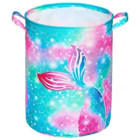 Beinou Kids Laundry Hamper 43.4L Waterproof Baby Laundry Basket Collapsible Canvas Toy Organizer Basket With Handles For Kids Bedroom Nursery Clothes